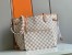 Louis Vuitton Damier Azur Neverfull MM Bag With Braided Strap N50047