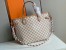 Louis Vuitton Damier Azur Neverfull MM Bag With Braided Strap N50047