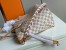 Louis Vuitton Damier Azur Neverfull MM Bag With Braided Strap N50047
