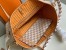 Louis Vuitton Damier Azur Neverfull MM Bag With Braided Strap N50047