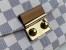 Louis Vuitton Damier Azur Croisette Bag With Braided Strap N50053