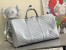 Louis Vuitton Keepall Bandouliere 50B Bag In Glitter Leather N58041