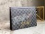 Louis Vuitton Pochette Voyage MM In Damier Graphite Canvas N64605