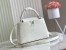 Louis Vuitton Capucines MM Bag In Crocodile-embossed Leather N93716