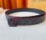 Louis Vuitton LV Broken 40mm Reversible Belt In Monogram Eclipse Canvas M0628V