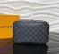 Louis Vuitton Toilet Pouch GM In Damier Graphite Canvas N47521
