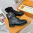 Louis Vuitton Wonderland Ranger Boot In Black Calfskin