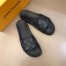 Louis Vuitton Waterfront Mules In Monogram Eclipse Canvas
