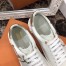 Louis Vuitton White Time Out Sneakers with Gold LV Circle