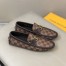 Louis Vuitton Hockenheim Moccasin In Damier Ebene Canvas