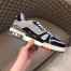 Louis Vuitton Men's LV Trainer Sneakers In Black/Grey Calfskin