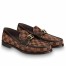 Louis Vuitton Major Loafers In Damier Ebene Canvas