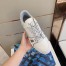 Louis Vuitton Men's LV Trainer Sneakers In White Calfskin