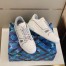 Louis Vuitton Men's LV Trainer Sneakers In White Calfskin