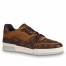Louis Vuitton Men's LV Trainer Sneakers In Monogram Suede