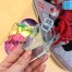 Louis Vuitton Men's LV Trainer High-top Sneakers In Purple Leather