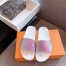 Louis Vuitton Waterfront Mules In Pink Iridescent Monogram