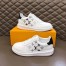 Louis Vuitton Men's Beverly Hills Sneakers In White Leather