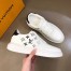 Louis Vuitton Men's Beverly Hills Sneakers In White Leather