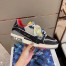 Louis Vuitton Men's LV Trainer Sneakers In Black/Grey Leather