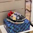 Louis Vuitton Men's LV Trainer Sneakers In Black/Grey Leather