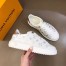 Louis Vuitton Time Out Sneakers with Silver Monogram Flowers