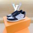 Louis Vuitton Men's Rivoli Sneakers In Tri-color Monogram Canvas
