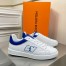 Louis Vuitton Luxembourg Sneakers with Blue Leather Heel