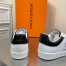 Louis Vuitton Luxembourg Sneakers with Black Leather Heel