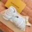 Louis Vuitton Men's LV Trainer Sneakers In Beige Monogram Denim