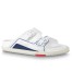 Louis Vuitton White LVxNBA LV Trainer Mules