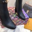 Louis Vuitton Silhouette Ankle Boots In Black Calfskin