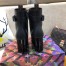 Louis Vuitton Silhouette Ankle Boots In Black Calfskin