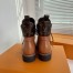 Louis Vuitton Territory Flat Ranger Boots In Brown Calfskin