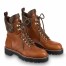 Louis Vuitton Territory Flat Ranger Boots In Brown Calfskin