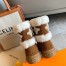 Louis Vuitton Snowdrop Flat Ankle Boots In Brown Suede with Shearling