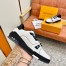 Louis Vuitton Men's White/Black LV Trainer Sneakers with #54