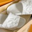 Louis Vuitton Waterfront Mules In White Monogram Rubber