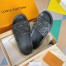 Louis Vuitton Waterfront Mules In Black Monogram Rubber