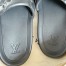 Louis Vuitton Waterfront Mules In Black Monogram Rubber