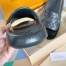 Louis Vuitton Waterfront Mules In Black Monogram Rubber