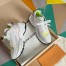 Louis Vuitton Women's Run 55 Sneakers In White Materials