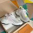 Louis Vuitton Women's Run 55 Sneakers In White Materials