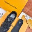 Louis Vuitton Men's LV Trainer Sneakers In Black Denim Leather