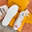 Louis Vuitton LV Trainer Sneakers with Red Heart Logo