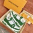 Louis Vuitton Men's LV Trainer Sneakers In Green Denim with Leather