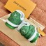 Louis Vuitton Men's LV Trainer Sneakers In Green Denim with Leather