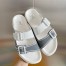 Louis Vuitton LV Trainer Mules In White Leather