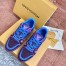 Louis Vuitton Men's LV Trainer Sneakers In Purple Crystals