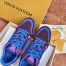 Louis Vuitton Men's LV Trainer Sneakers In Purple Crystals